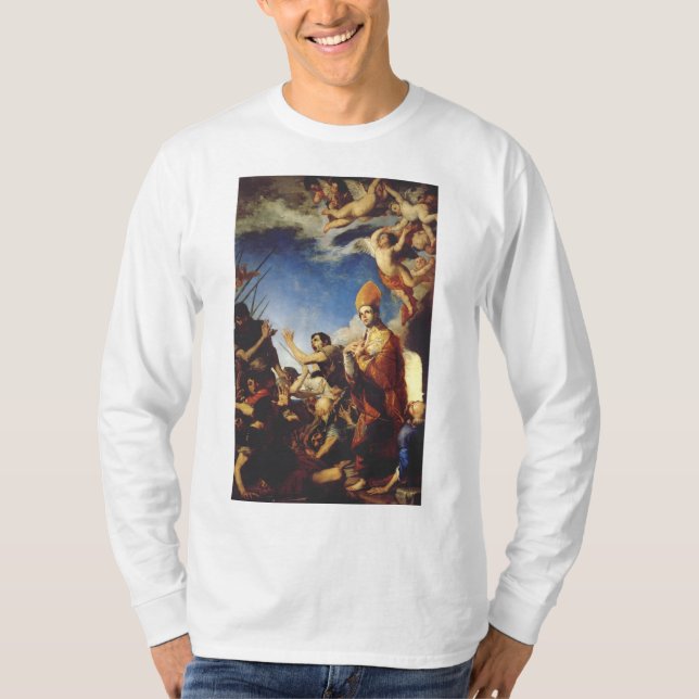 Camiseta San Jenaro, Obispo de Benevento - Arte fino (Anverso)