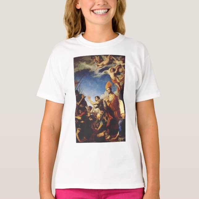 Camiseta San Jenaro, Obispo de Benevento - Arte fino (Anverso)