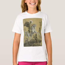 Camiseta San Jorge – Arte "Sunburst Gold" Premium