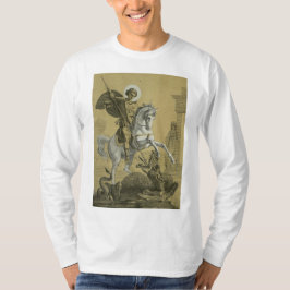 Camiseta San Jorge – Arte "Sunburst Gold" Premium
