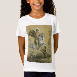 Camiseta San Jorge – Arte "Sunburst Gold" Premium