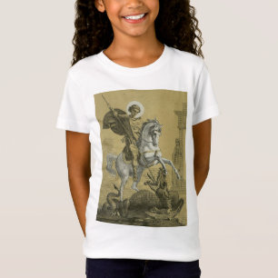 Camiseta San Jorge – Arte "Sunburst Gold" Premium