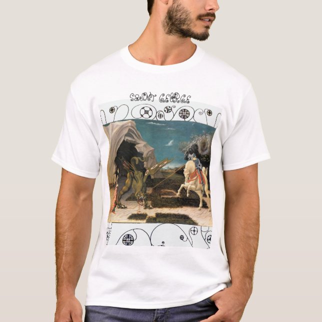 Camiseta San Jorge, Dragón y Princesa (Anverso)