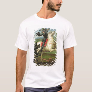 Camiseta San Jorge que lucha con el dragón