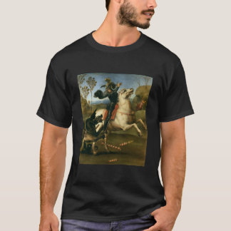 Camiseta San Jorge que lucha el dragón