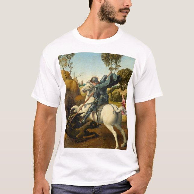 Camiseta San Jorge y el Dragón, 1506 por Rafael (Anverso)