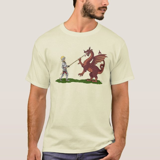 Camiseta San Jorge y el Dragón del siglo XV (Anverso)