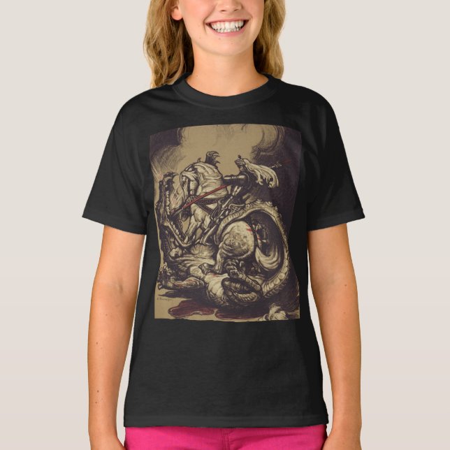 Camiseta San Jorge y el Dragón Gran Mártir (Anverso)