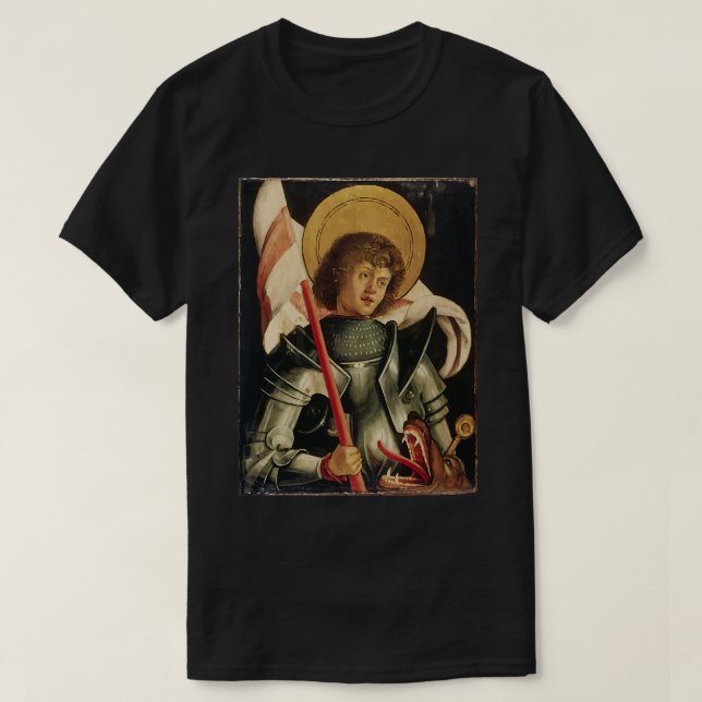 Camiseta San Jorge y el icono del Día del Dragón Caballero  (Diseño del anverso)