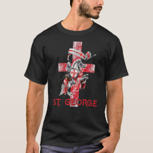 Camiseta San Jorge Y El Santo Católico Dragón
