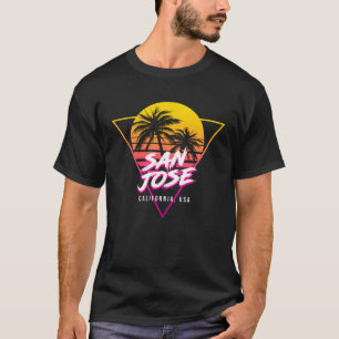 Camiseta San José California Palm Trees Estados Unidos Surf