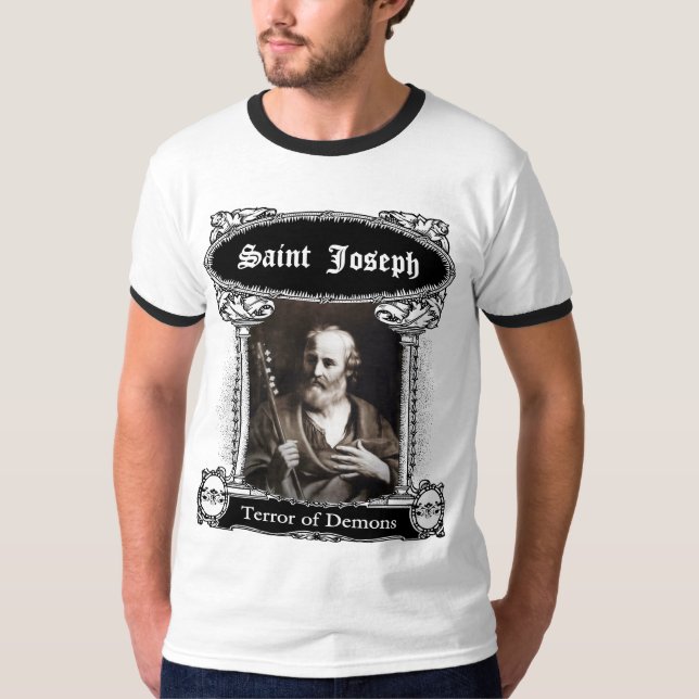 Camiseta San José, terror de demonios (Anverso)