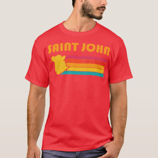 Camiseta San Juan de Nueva Brunswick Canadá Vintage con pro