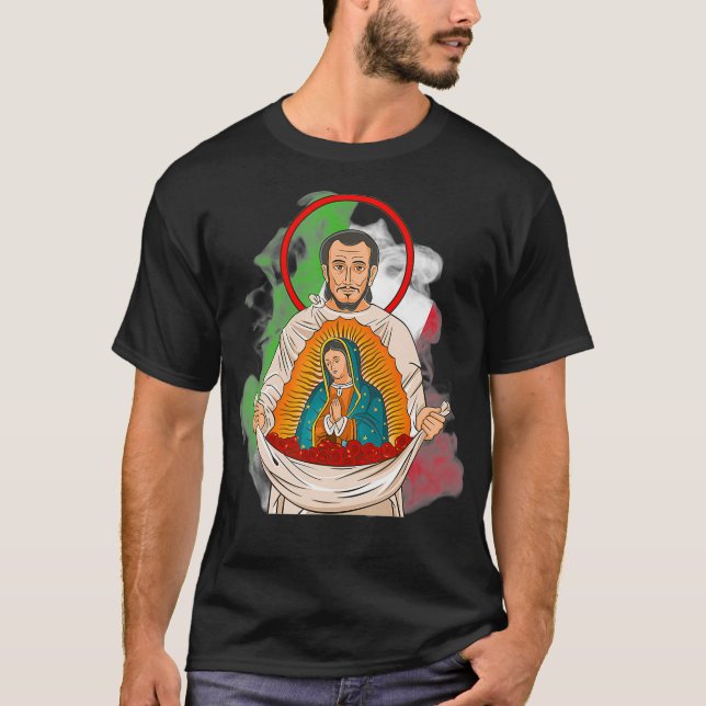 Camiseta San Juan Diego y Virgen de Guadalupe  (Anverso)