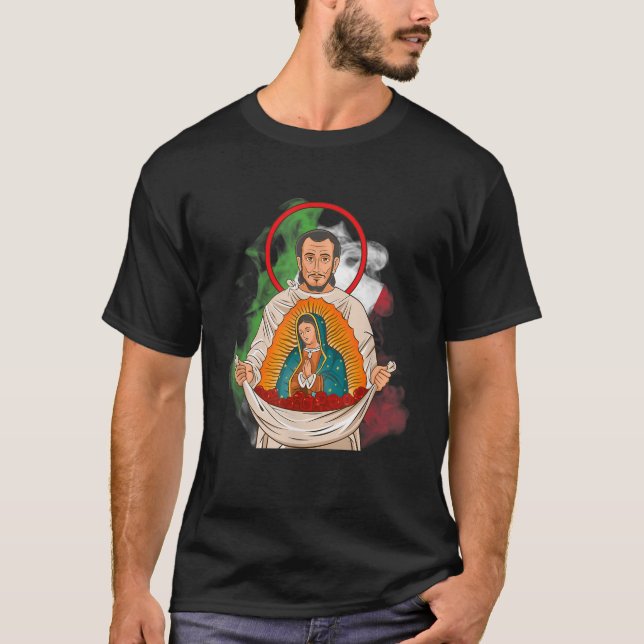 Camiseta San Juan Diego y Virgen de Guadalupe (Anverso)