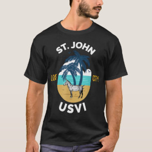 Camiseta San Juan Islas Vírgenes de EE. UU. Burro Salvaje E