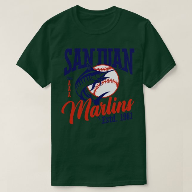 Camiseta San Juan Marlins (Diseño del anverso)