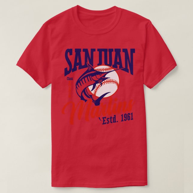 Camiseta San Juan Marlins (Diseño del anverso)
