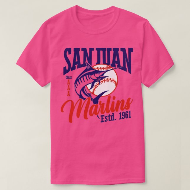 Camiseta San Juan Marlins (Diseño del anverso)