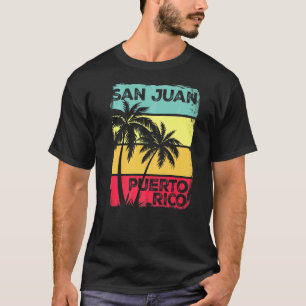 Camiseta San Juan Puerto Rico Viejo Sol Retro 70