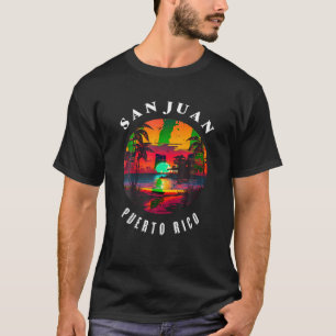 Camiseta San Juan Puerto Rico Viejo Sol Retro 70