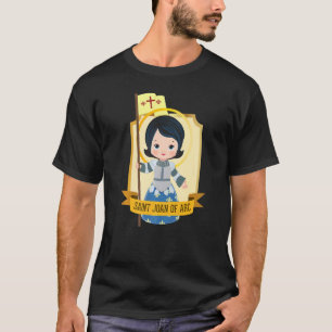 Camiseta San Juana De Arco Para Niños Cuidados Santos Chica