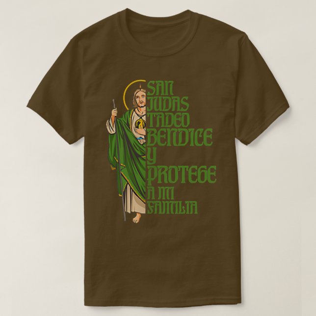 Camiseta San Judas Tadeo (Diseño del anverso)