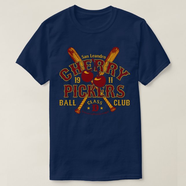 Camiseta San Leandro Cherry Pickers (Diseño del anverso)