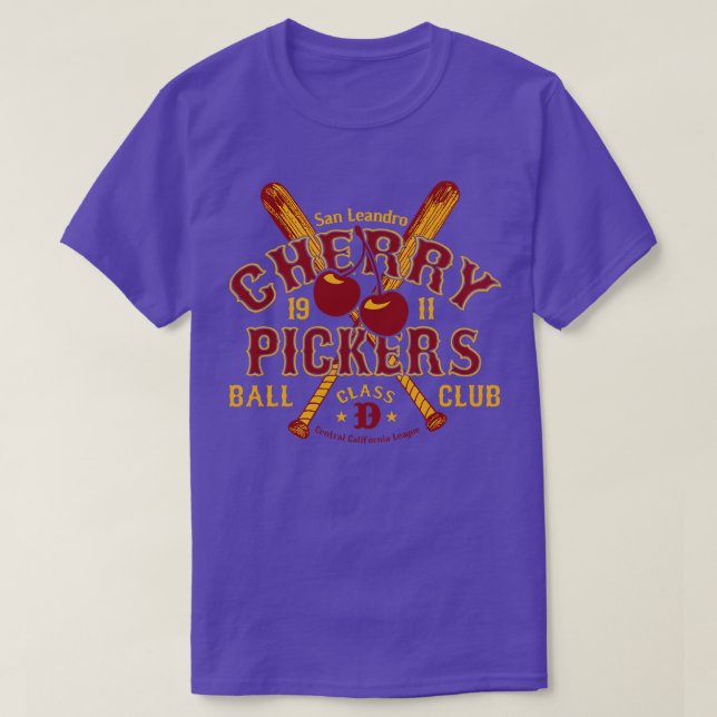 Camiseta San Leandro Cherry Pickers (Diseño del anverso)