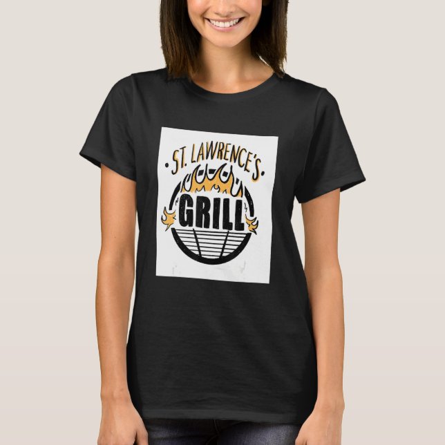 Camiseta San Lorenzo Católico Patrocinador De Grilling G (Anverso)