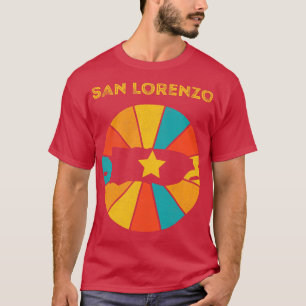 Camiseta San Lorenzo Puerto Rico Vintage Alterado Souveni