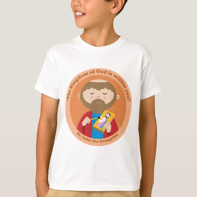 Camiseta San Lucas el evangelista (Anverso)