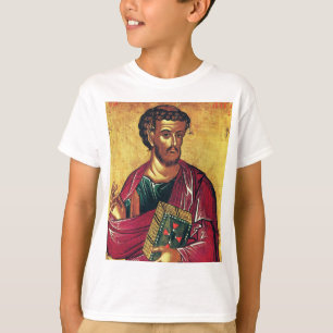 Camiseta San Lucas, el ícono evangelista ortodoxo