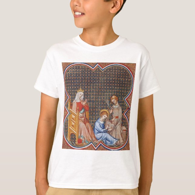 Camiseta San Luis IX de Francia Patrono de los Reyes (Anverso)