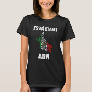 Camiseta San Luis Potosi Mexico Esta En Mi Adn Bandera Mexi