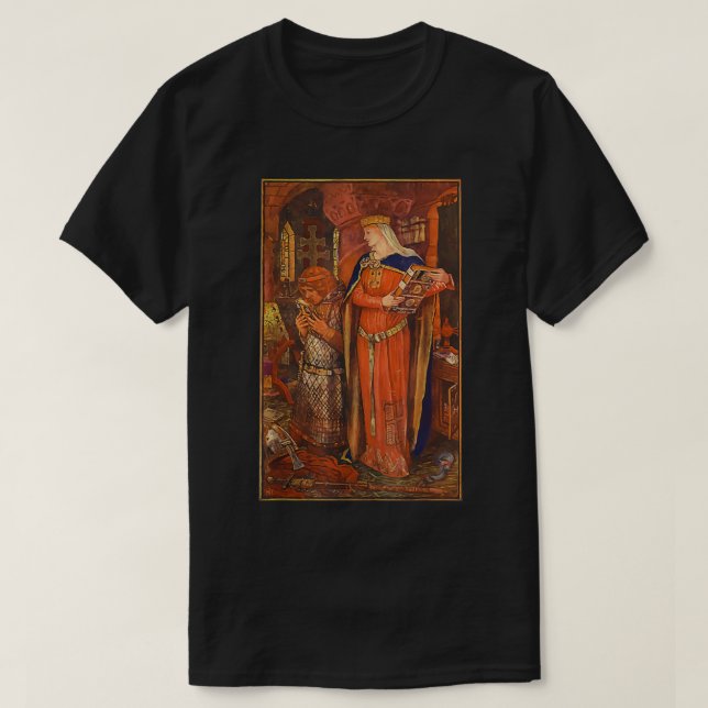 Camiseta San Margarita Reina de Escocia: santo católico (Diseño del anverso)