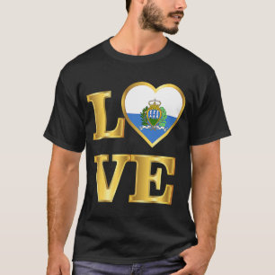 Camiseta San Marino Flag Sammarinese Pride and Love