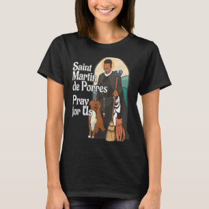 Camiseta San Martín de Porres Santos negros afroamericanos