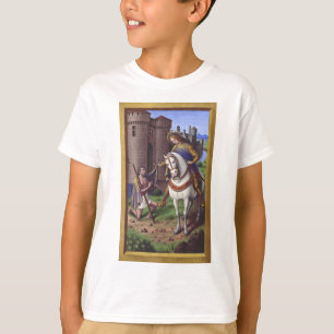 Camiseta San Martín de Tours cortando su capa en dos