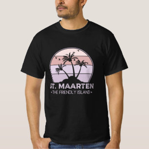 Camiseta San Martín El simpático retro de la isla Sint Mart