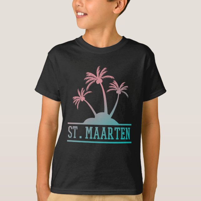 Camiseta San Martín | Gradiente Sint Martin (Anverso)