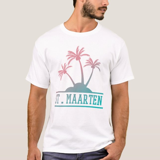 Camiseta San Martín | Gradiente Sint Martin (Anverso)