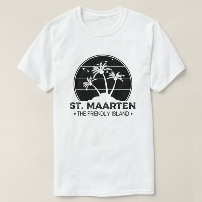 Camiseta San Martín La agradable isla de San Martín (Diseño del anverso)
