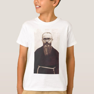 Camiseta San Maximiliano Kolbe sacerdote católico polaco