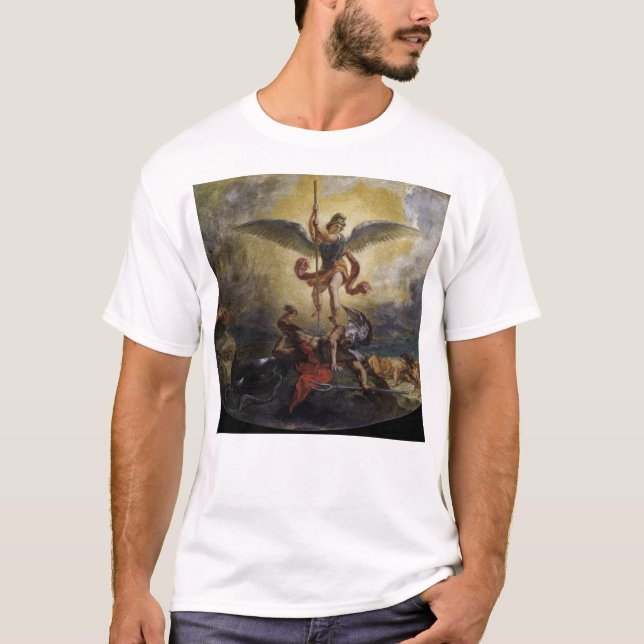 Camiseta San Miguel derrota al diablo (Anverso)