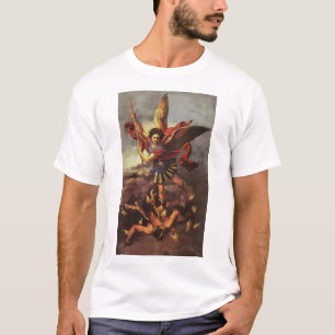 Camiseta San Miguel el Arcángel, defendamos en batalla.
