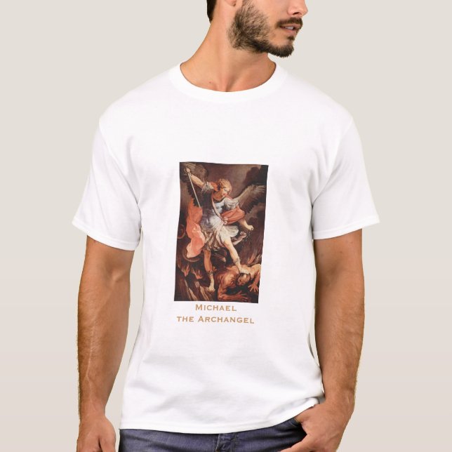 Camiseta San Miguel el arcángel por Reni (Anverso)