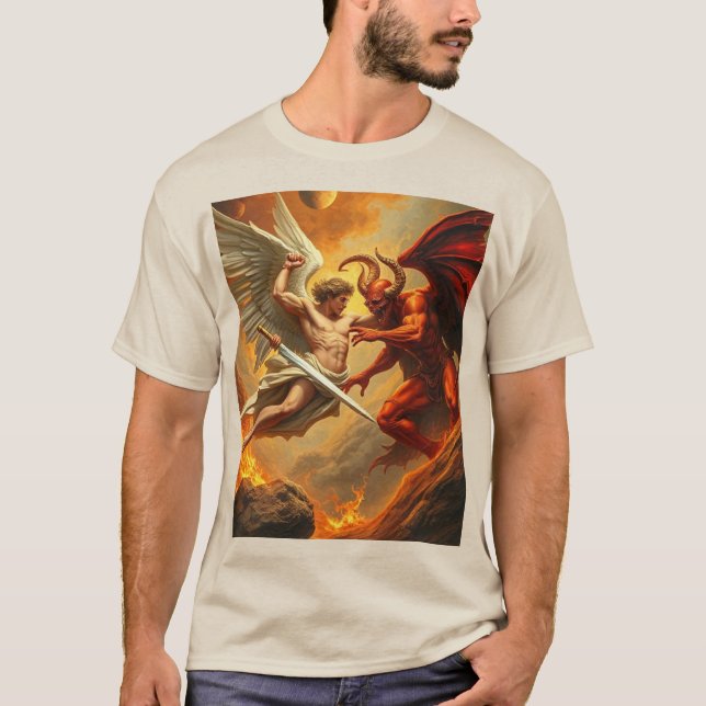 Camiseta San Miguel el Té de los Arcángel (Anverso)