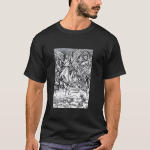 Camiseta San Miguel luchando contra el dragón por Albrecht