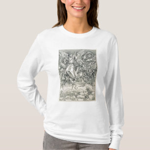 Camiseta San Miguel que lucha con el dragón